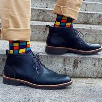 New Handmade Navy Boot, Mens Ankle High Boot, Leather Rangers Fashion Boot - Thumbnail 1