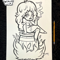 WAITING FOR MARIO ink artwork - Thumbnail 1