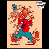 FLYING SPAGHOOFY MONSTER ink artwork - Thumbnail 2