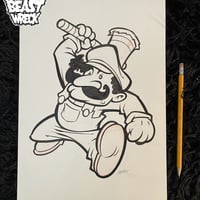 JUMPMAN/MARIO ink artwork - Thumbnail 1