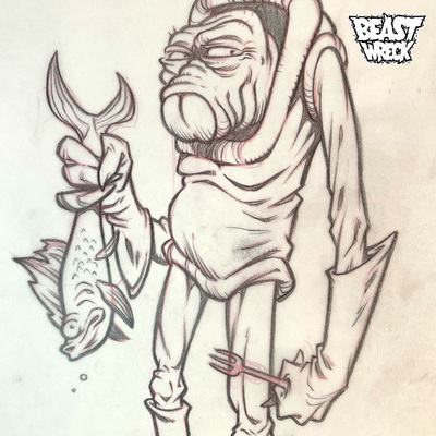 Walrusman pencil artwork - Thumbnail 5
