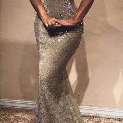 Prom dresses 2021 new arrival long prom dresses appliqued tulle evening dress women party gown sexy high slit backless,61 - Thumbnail 4