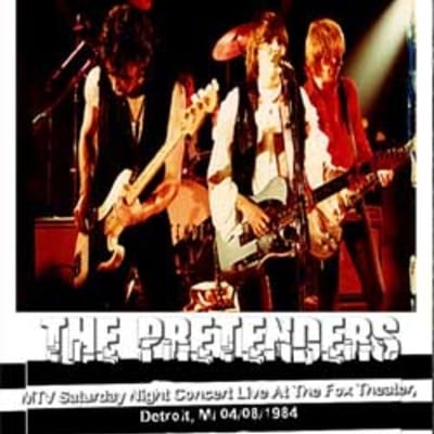 The pretenders mtv saturday night concert live at the fox theater, detroit, mi 04.08.1984 dvd