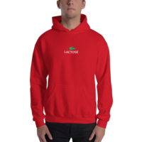LACOSTE SPOOF CROCODILE POOP HOODIE RED - Thumbnail 2