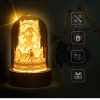 Sailor Moon Peripheral Ornaments Paper Carving Light Atmosphere Light Gift Figure - Thumbnail 2