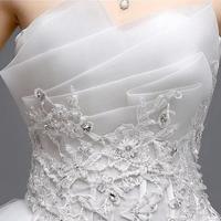 Ball Gown Wedding Dresses Strapless Floor-length Royal Blue Bridal Gown,79 - Thumbnail 2