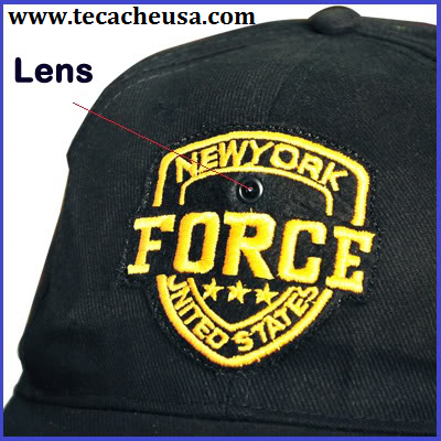 Spy hat surveillance camera with remote control 