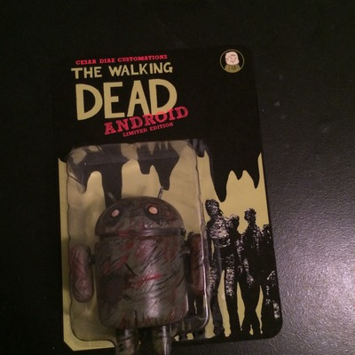 The walking dead: walker android carded custom