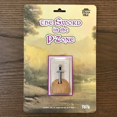 The sword in the p'zone toy (one of a kind)