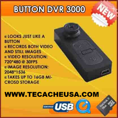 Hd 720x480 mini button pinhole spy camera hidden dvr camcorder 