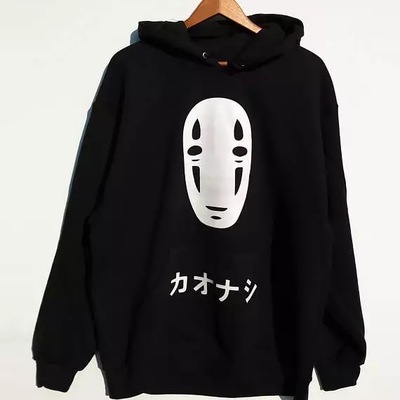 Japanese anime cartoon loose casual hoodie  - Thumbnail 5