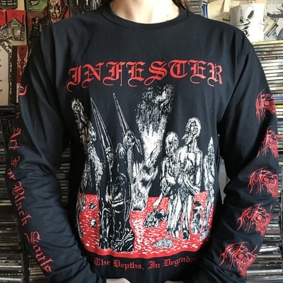  infester - "to the depths in degradation" longsleeve