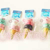 Rare Sanrio HK Double-scoop Ice cream Bow Squishy (Licensed)  - Thumbnail 1