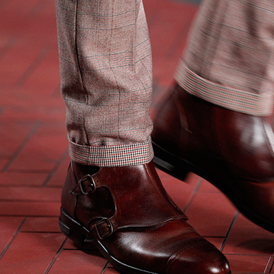 Handmade monk style leather boot, men triple buckle ankle leather boot, men boot - Thumbnail 2