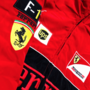 VINTAGE "FERRARI" F1 JACKET RED-3