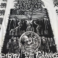 BRUTAL TRUTH "Birth of Ignorance" Longsleeve shirt- White - Thumbnail 1