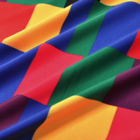 Free Shipping-90s COLOR BLOCK SHIRT - Thumbnail 4