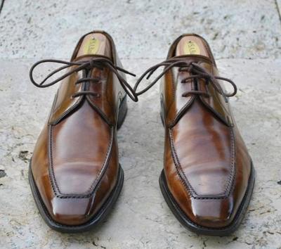 Elegant Leather Oxfords Lace Up Dress Handmade Quality Shoes