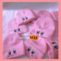 Cute cartoon sweet eyes knitted hat warm hat - Thumbnail 4