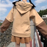 Cozy Kawaii Harajuku Bear Aesthetic Hoodie - Thumbnail 1