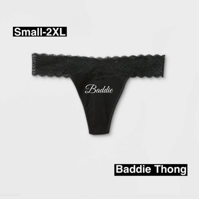 Baddie thong