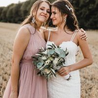 Mermaid Sweetheart Lace Boho Spring Wedding Dress with Train - Thumbnail 1