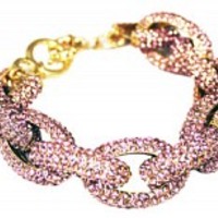 CRYSTAL ENAMAL LINKS BRACELET - Thumbnail 2
