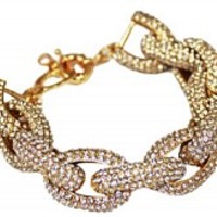 CRYSTAL ENAMAL LINKS BRACELET - Thumbnail 3