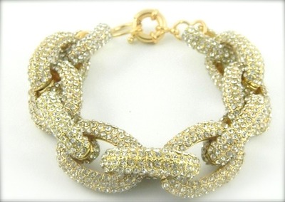 CRYSTAL ENAMAL LINKS BRACELET