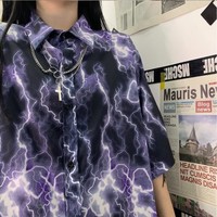 Gothic Loose Casual Top - Thumbnail 2