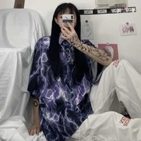 Gothic Loose Casual Top - Thumbnail 4
