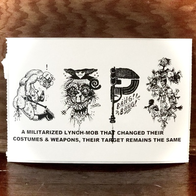 No Cops Stickers (5 pk)