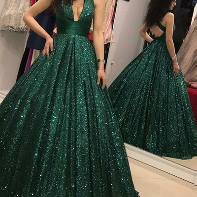 Sp1474,green ball gown,prom dress,green wedding dress,wedding reception dress,women clothing,african wedding gown - Thumbnail 5
