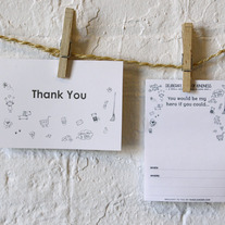 You Would Be My Hero Post-It Note & Thank You Cards (x5)