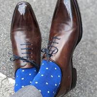 brown gentleman handmade lace up designer shoes for men - Thumbnail 1