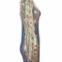 Sequence body hugging iconic dress - Thumbnail 2