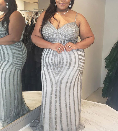 Plus Size Prom Dresses Spaghetti Straps