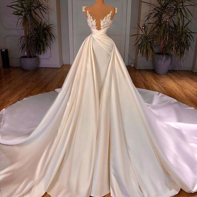 Wedding dresses bridal gown with appliques - Thumbnail 5