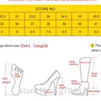 Gothic Punk Black Platform Motrocycle Boots - Thumbnail 9