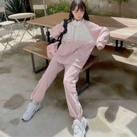 Lovely Pockets Design Ulzzang Side Stripe Drawstring Pants - Thumbnail 5
