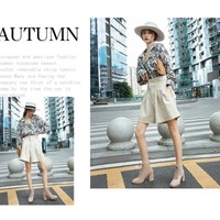 Chic Suede Black and Beige Lace up Boots - Thumbnail 1