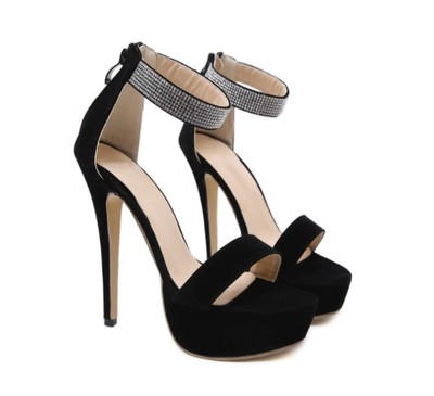 Peep toe High Heels Ankle Strap Fashion Sandals
