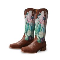 Beautiful Western Mid Calf Boots - Thumbnail 4