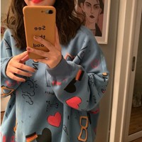 Casual Kawaii Harajuku Hoodies Sweater - Thumbnail 2