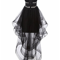 Formal Dresses Anos Vestido Curto High Low Prom Dresses,871 - Thumbnail 2