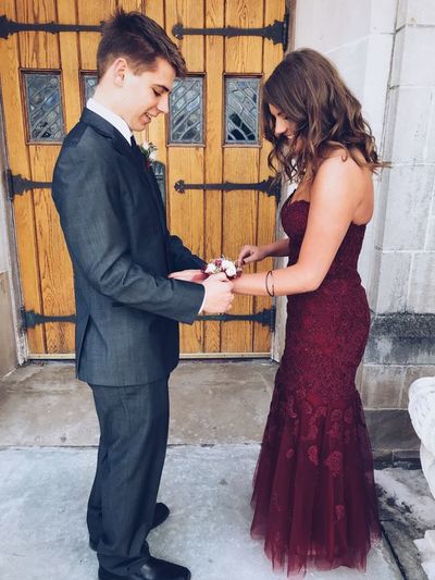 Elegant Mermaid Sweetheart Burgundy Lace Long Prom Evening Dresses