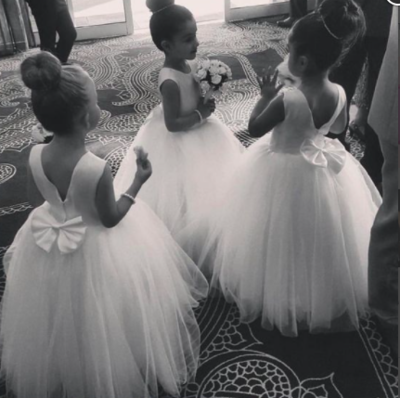 Cute Satin Flower Girl Dresses with Bow, Simple Flower Girl Dresses,449