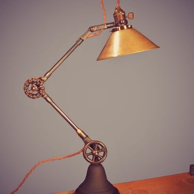 Vintage industrial style desk lamp