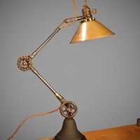 Vintage Industrial Style Desk Lamp - Thumbnail 3