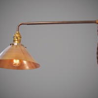 Vintage Industrial Style Wall Sconce - Thumbnail 1